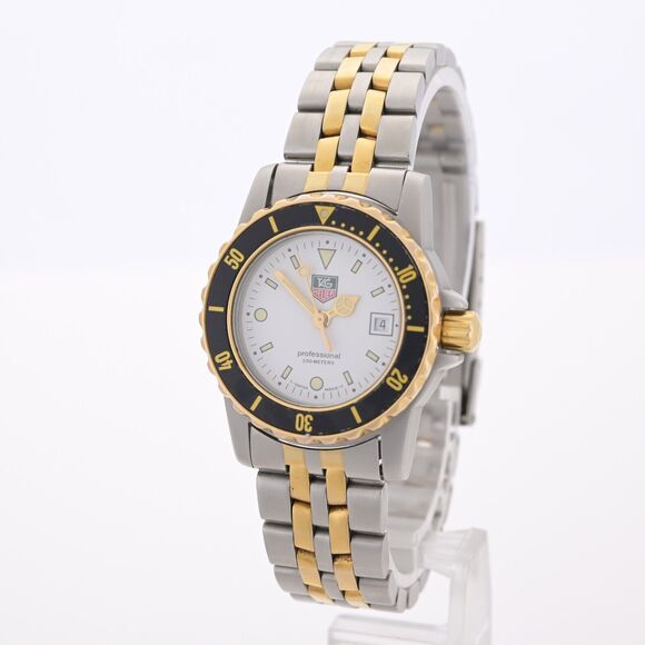 TAG Heuer Professional 1500 WD1422 White Dial 28mm Gold & Steel Ladies Watch main image 10